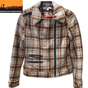 Brooklyn Industries Wool Zip Up Jacket